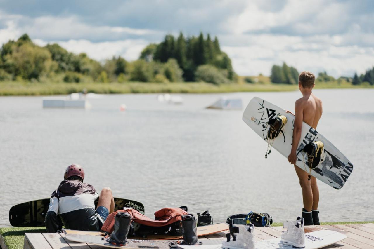 Вилла Wakepond Atostogu Slenis Аникщяй Экстерьер фото